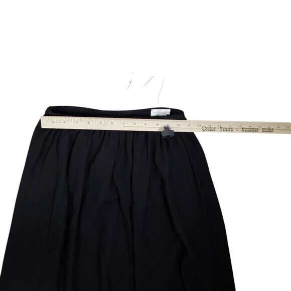 Krista Larson Long Black Skirt S/M/L Elastic Waist Pull On Layering Maxi - Picture 8 of 10